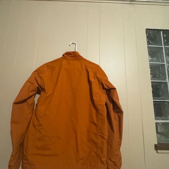THE NORTH FACE Men Large Orange Hyvent rain windbreaker Jacket - Picture 5 of 14